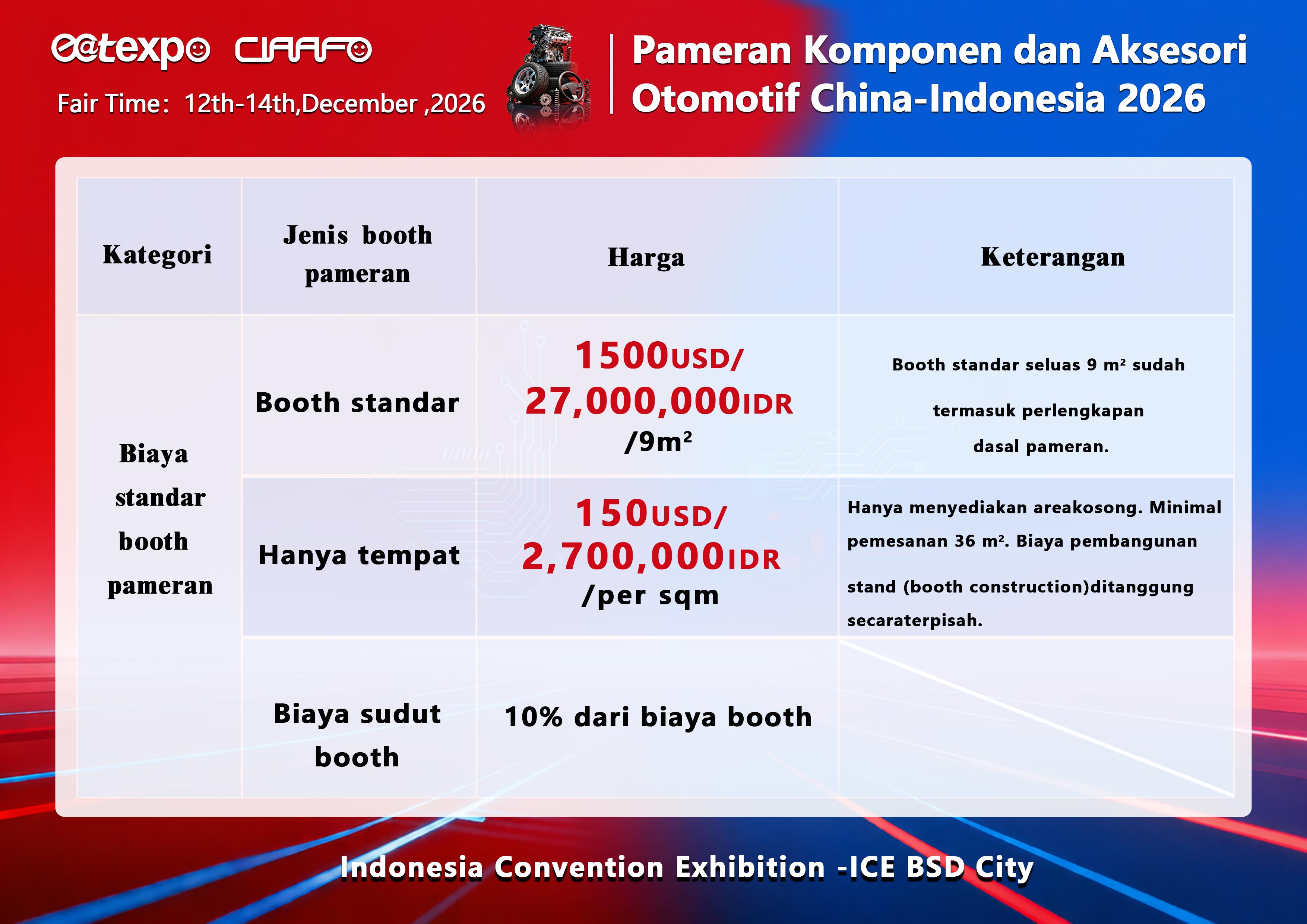 Exhibition Area Layout

